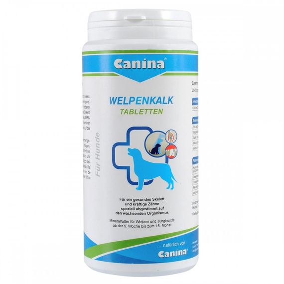 Витамины Canina Welpenkalk для щенков 350 г (350 табл)
