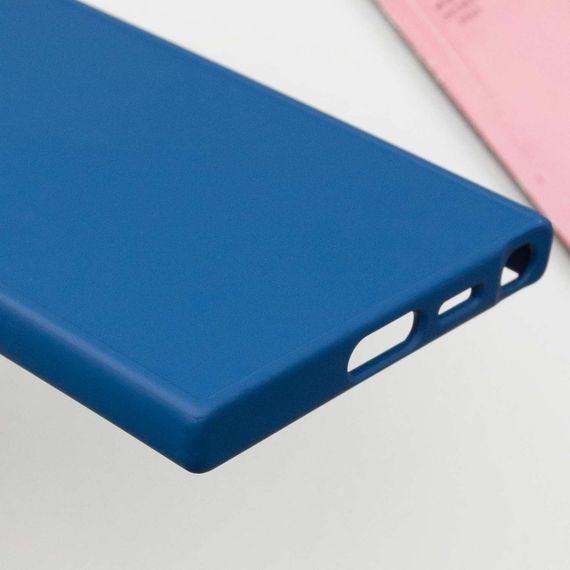 TPU чехол Bonbon Metal Style для Samsung Galaxy S23 Ultra Синий / Denim Blue | Зображення 6