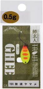 Блесна Nories Masukurouto Ghee 20mm 0.9g #101 Блесна рыболовная Блесна вращалка