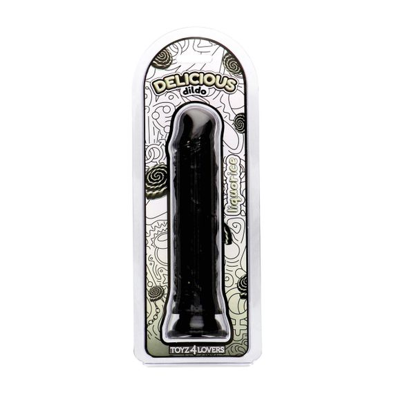Фаллоимитатор с ароматом лакрицы - Toyz4lovers Delicious Dildo Liquorice, 20 см sexstyle | Зображення 1