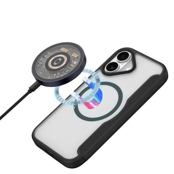 Чохол-книжка Dux Ducis Skin X Pro with MagSafe для Apple iPhone 17 (6.3") Black | Зображення 3