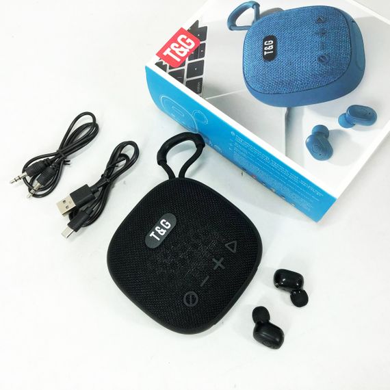 Колонка-Bluetooth із навушниками TG813. Колір: чорний | Зображення 8