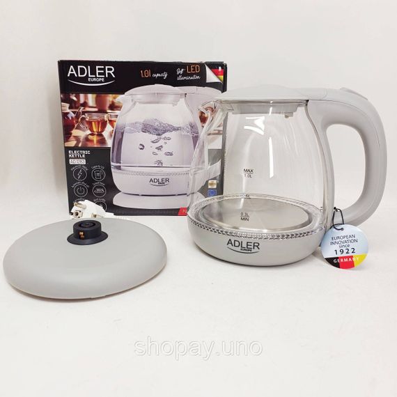 Електрочайник ADLER AD 1283g 1100Вт 1л | Зображення 2