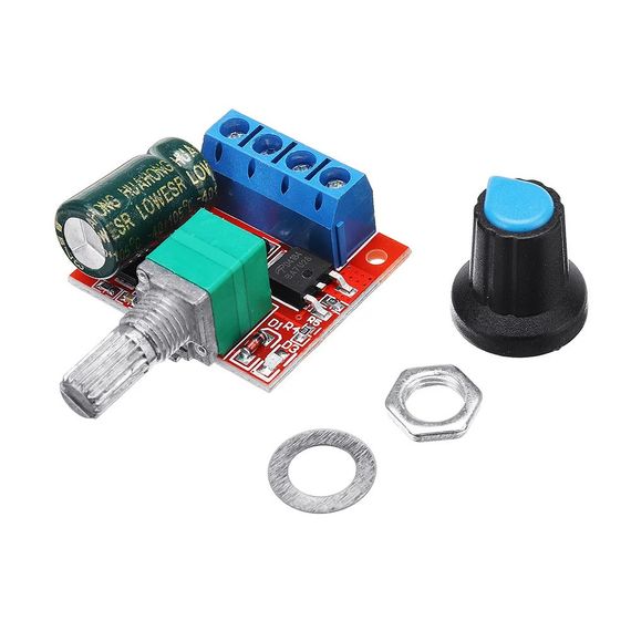 DC ШИМ регулятор оборотов двигателя DC 4.5V-35V 5А 20 кГц PWM | Зображення 4