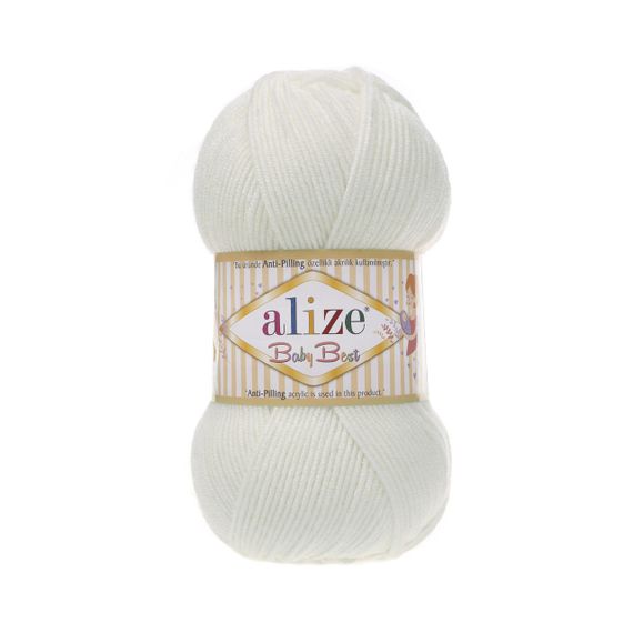 Пряжа Alize Baby Best No 450 (Алізе Бебі Бест) – 10% Бамбук, 90% Антипілінг Акрил, 100г/240м