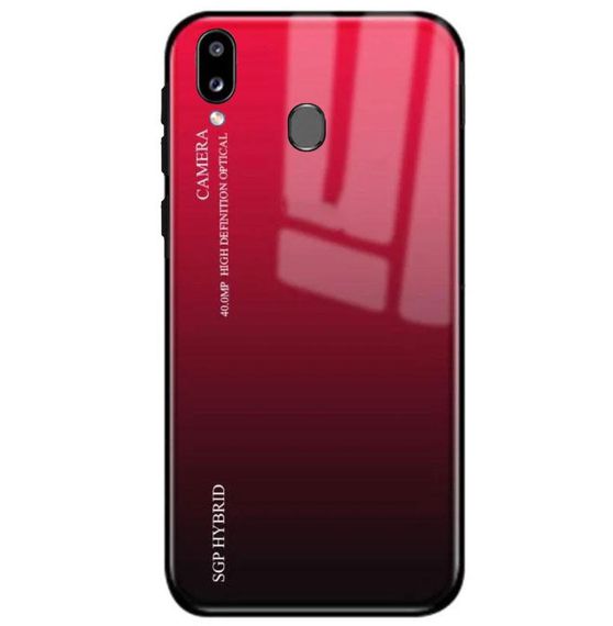 Чехол-бампер Primolux Gradient Glass для Samsung Galaxy A40 2019 (SM-A405) - Red | Зображення 1