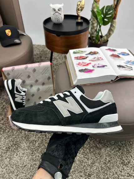 Мужские кроссовки New 574 Black Grey White Динаміка твого стилю весна / літо / осінь A4175 42 26,5 | Зображення 3