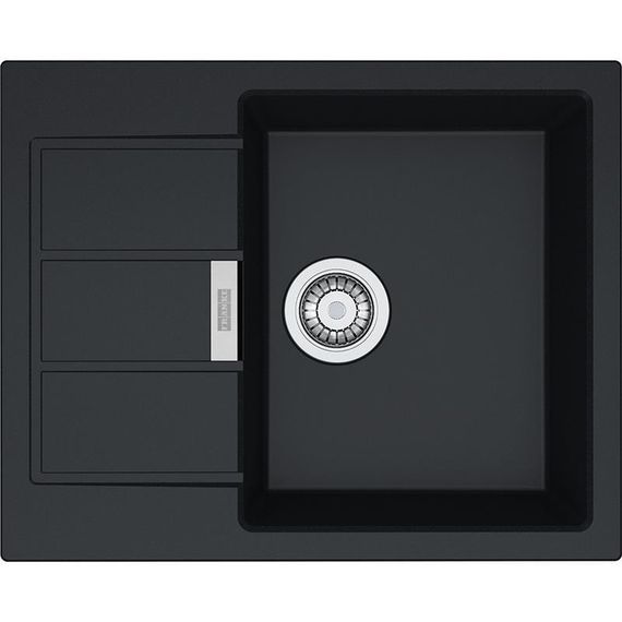 Кухонні мийки Franke Sirius SID 611-62/143.0627.288/ тектонайт/620x500х200/Нідерланди/Чорний (143.0627.288)