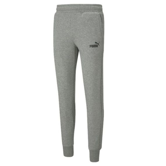 Штаны спортивные Puma Essentials Slim Pant 586748 03 (серые, мужские, теплые, с флисом, зауженные бренд пума) XXL (60-62)