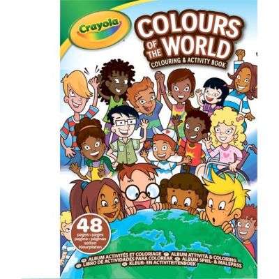 Набор для творчества Crayola Colours of the World Раскраска, 48 страниц (04-2668)