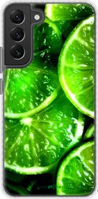 Чохол на Samsung Galaxy S22 Plus Зелені часточки лимона "852pc-2495-2448"