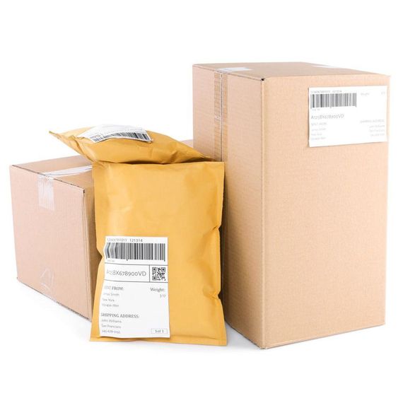 Термоетикетка для Нової пошти (101х101мм), 500 шт в рулоні ЕСО / Етикетки самоклеючі для термопринтера | Зображення 4