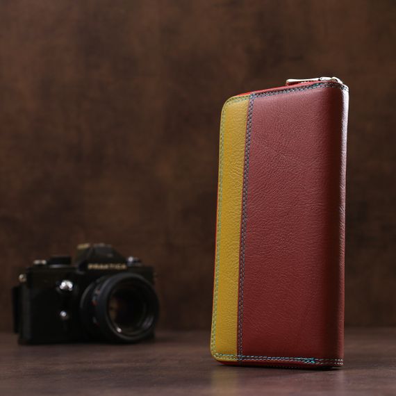 Кошелек женский ST Leather 18379 (SB71) на молнии Бордовый | Зображення 6