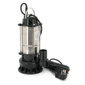 Занурювальний насос, 550W, 220V, до 6 м³/год, підйом до 9 м, 40 мм, нержавіюча сталь, 400х180х180мм, 6,1 кг + перехідник