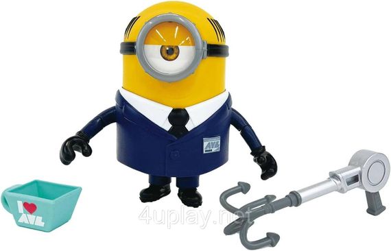 Ігрова фігурка міньйона Мел з Нікчемний я 4 Оригінал Minions Despicable Me 4 Agent Mel Figure 14 см | Зображення 1