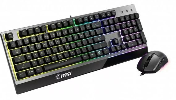 Комплект дротової клавіатури та миша MSI Vigor GK30 Combo Plunger Switches USB Black, | Зображення 3