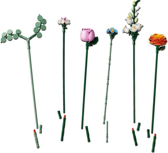 Конструктор LEGO Botanicals Милый розовый букет цветов 10342 | Зображення 9