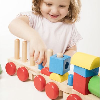 Розвиваюча іграшка Melissa&amp;Doug Поезд из кубиков (MD572) | Зображення 3