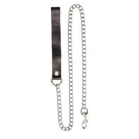 Поводок Leather Leash Black sexstyle
