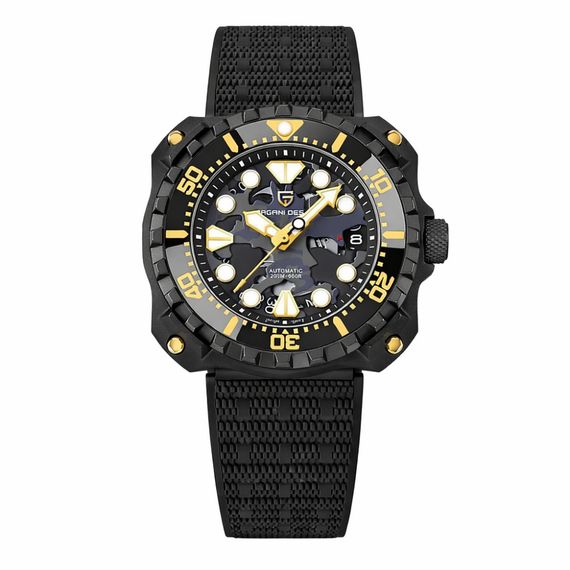 Чоловічий годинник Pagani Design PD-YN009 Black-Camo Blue