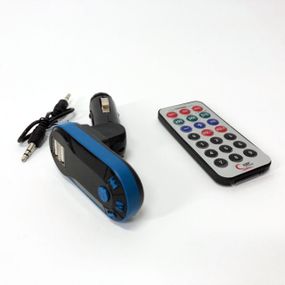 Автомобильный трансмиттер/модулятор CM i9, радио трансмитер, FM модулятор для автомобиля. YC-808 Цвет: синий