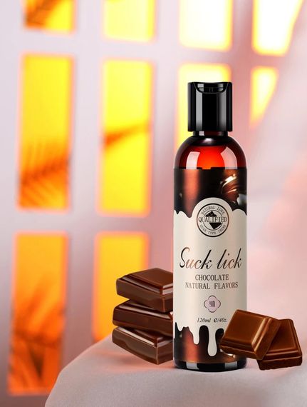 Лубрикант Suck Lick із ароматом шоколаду 120 ml | Зображення 3