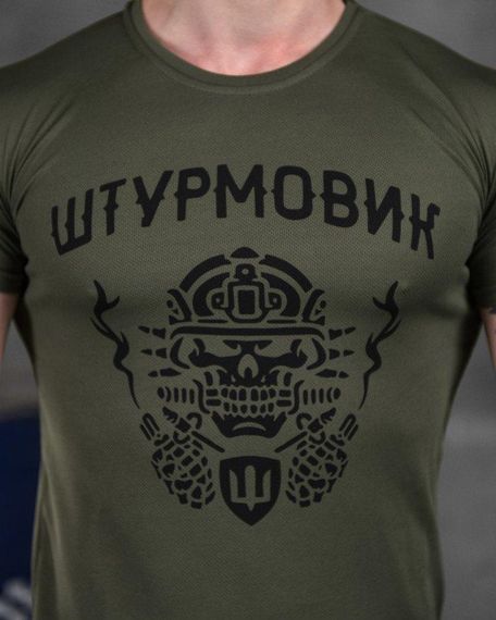 Футболка потоотводящая Bayraktar Штурмовик oliva ВТ6836 | Зображення 5