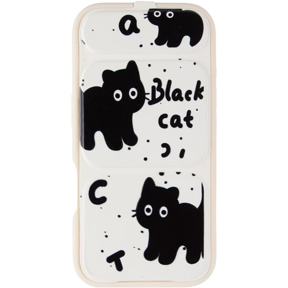 Чохол TPU Panel Stand для Apple iPhone 17 Pro Max (6.9") Black Cat | Зображення 1