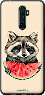 Чохол на Oppo Reno Ace Єнотик з кавуном "4605b-1964-2448"