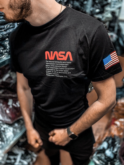 Футболка Наса чорний S | Зображення 3