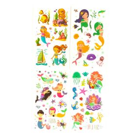 Набір дитячих тимчасових тату «Русалки» tattoo-kids-mini-set-mermaids