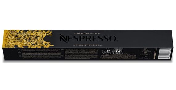 Кава Venezia Nespresso в капсулах (тубус 10 шт) Неспресо Венеція фруктова та карамельний купаж кави