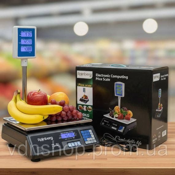 Точні електронні ваги для товарів, Настільні ваги для роботи в магазині виїзної торгівлі TU-81 | Зображення 1