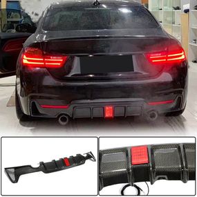 Дифузор заднього бампера V7 (для M-Sport, Карбон) для BMW 4 серія F-32 2012-2020 рр