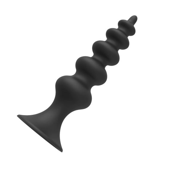 Силіконова анальна пробка-ялинка WeLove з присоскою 11.5 см | Зображення 1