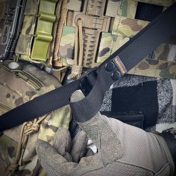 Ремінь збройовий триточковий RAGNAROK "Hel" Gen.II carbine Чорний | Зображення 5