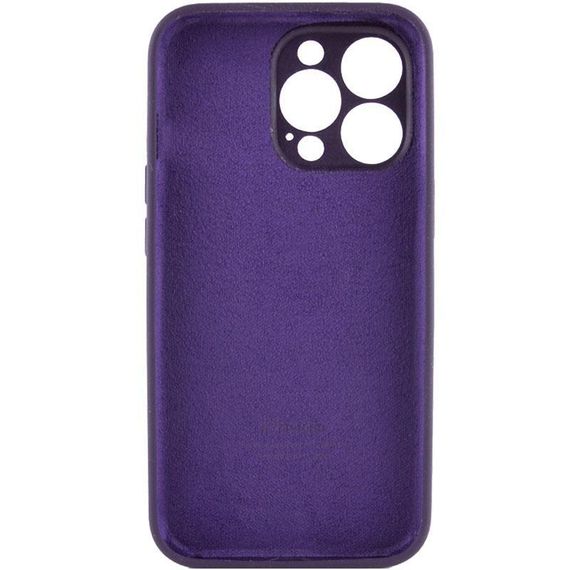 Чохол Silicone Case Full Camera Protective (AA) для Apple iPhone 14 Pro (6.1") Фіолетовий / Elderberry | Зображення 3