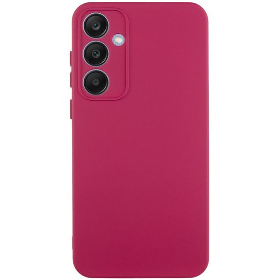 Чохол TPU GETMAN Liquid Silk Full Camera для Samsung Galaxy S24+ Бордовий / Marsala