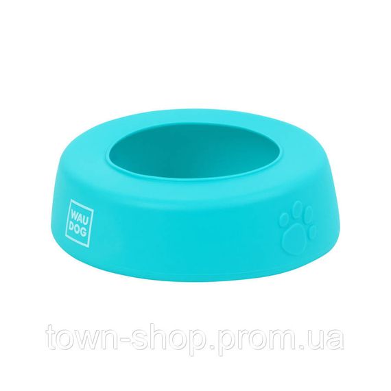 Миска-непроливайка  WAUDOG Silicone, 750 мл голубой | Зображення 2