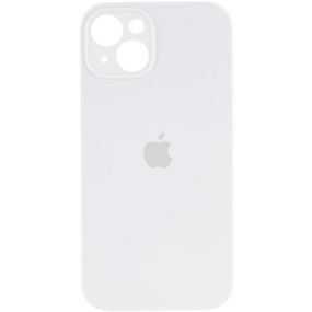 Чехол Silicone Case Full Camera Protective (AA) для Apple iPhone 15 Plus (6.7") Белый / White