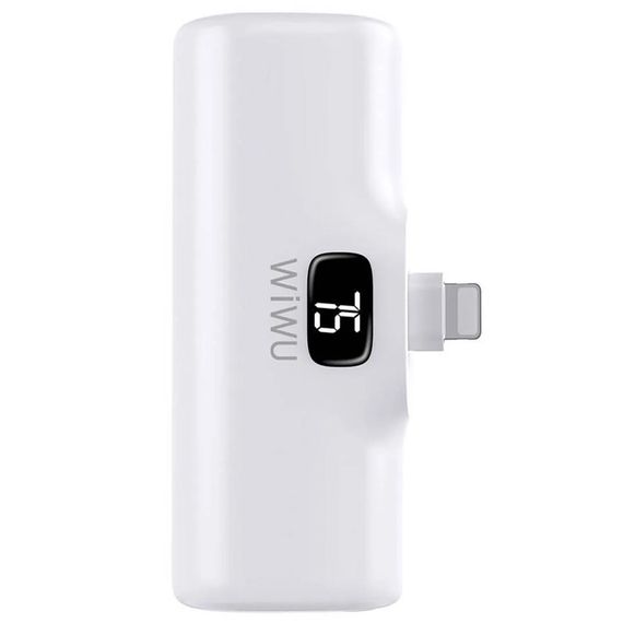 Портативний ЗП Power Bank WIWU Wi-P017-L Lightning 5000 mAh White