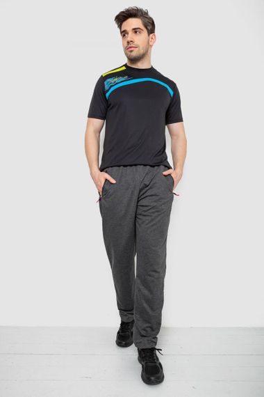 Спорт штани чоловічі, колір темно-сірий, 244R41734 | Зображення 1