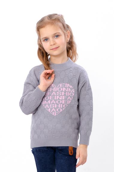 Светр для дівчинки Носи своє 140 Сірий (p-16513-190943) | Зображення 1