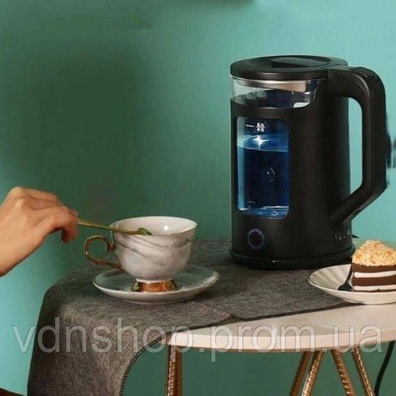 Чайник красивий електричний Rainberg, Електрочайник з індикатором роботи, Хороший чайник для дому OC-10 | Зображення 6