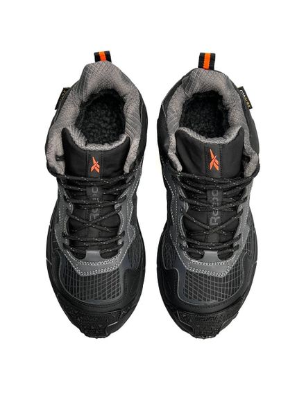 Чоловічі зимові кросівки Zig Kinetica 2.5 Edge Black Grey Orange Fur   , В'єтнам | Зображення 1