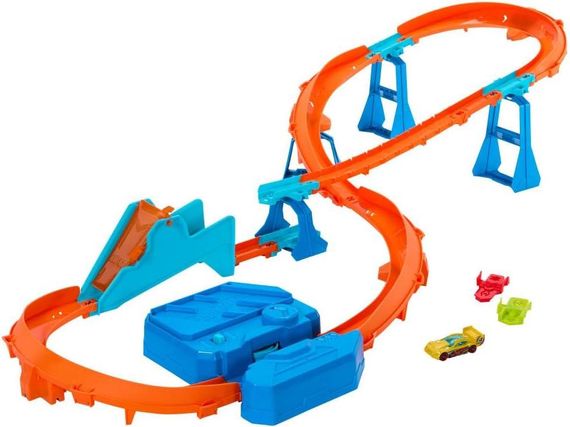 Моторизований трек Hot Wheels Track creator Boosted Jump Speedway Kit Крутий стрибок | Зображення 1