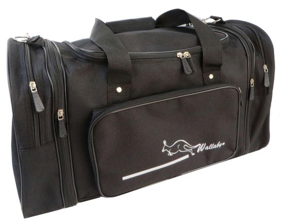 Дорожня сумка з розширенням Wallaby 40 л чорна