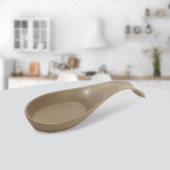 Подставка под кухонный половник керамическая Maestro MR-20004-46 Geometry Beige кухонная подставка | Зображення 1