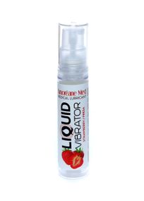 Рідкий вібратор Liquid Вібратор Strawberry 10 ml Sex Aura