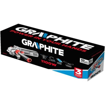 Шлифовальная машина Graphite 125мм, 1100W, 11000об/мин, 2.7кг (59G110) | Зображення 4